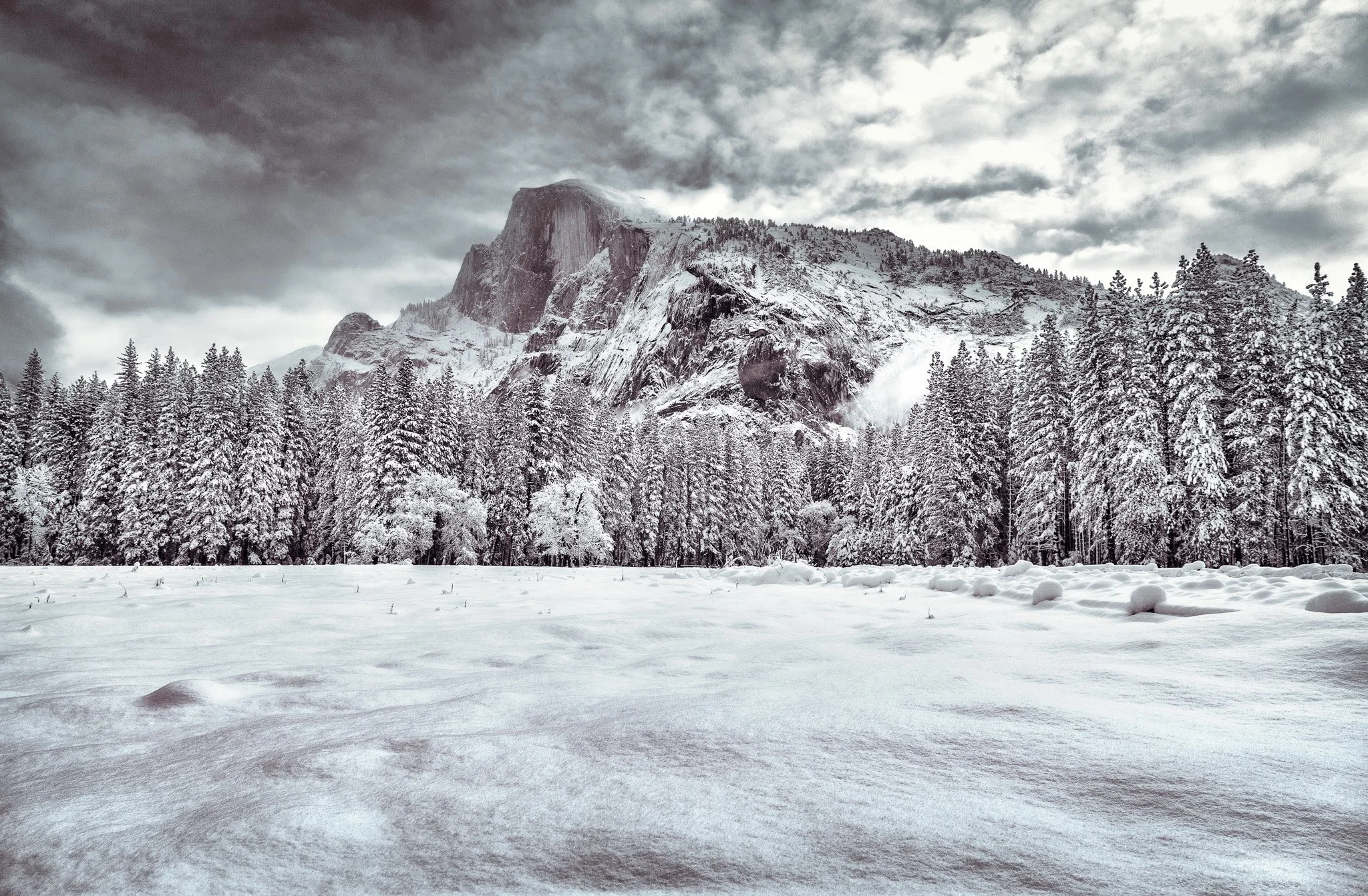 John Lund, Half Dome in the Snow, 2010