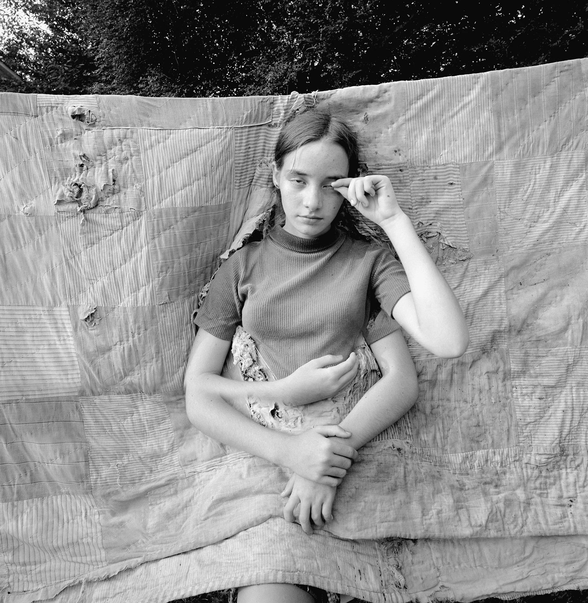 Emmet Gowin, Nancy, Danville, 1973