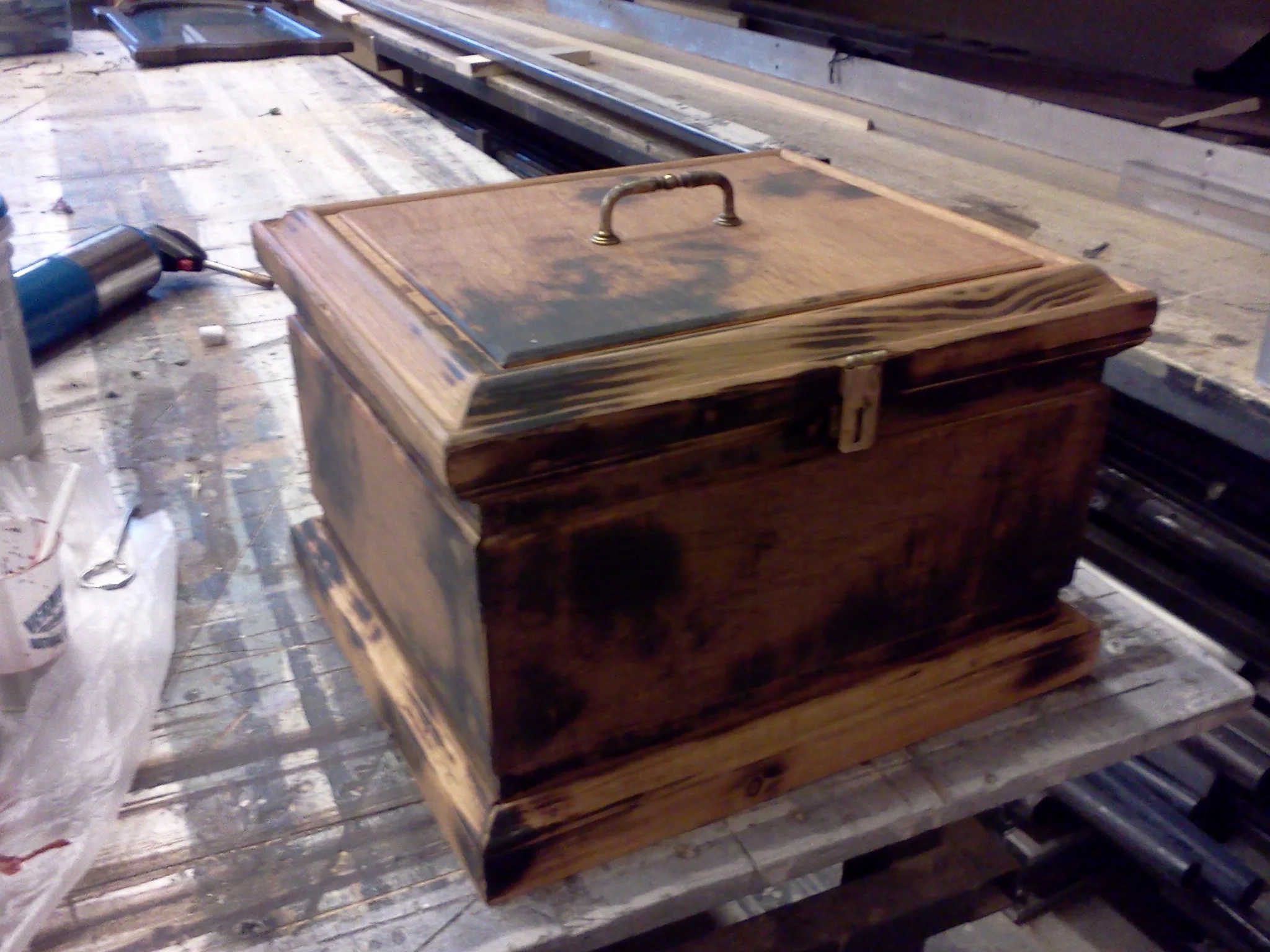 Burnt casket&nbsp; 
