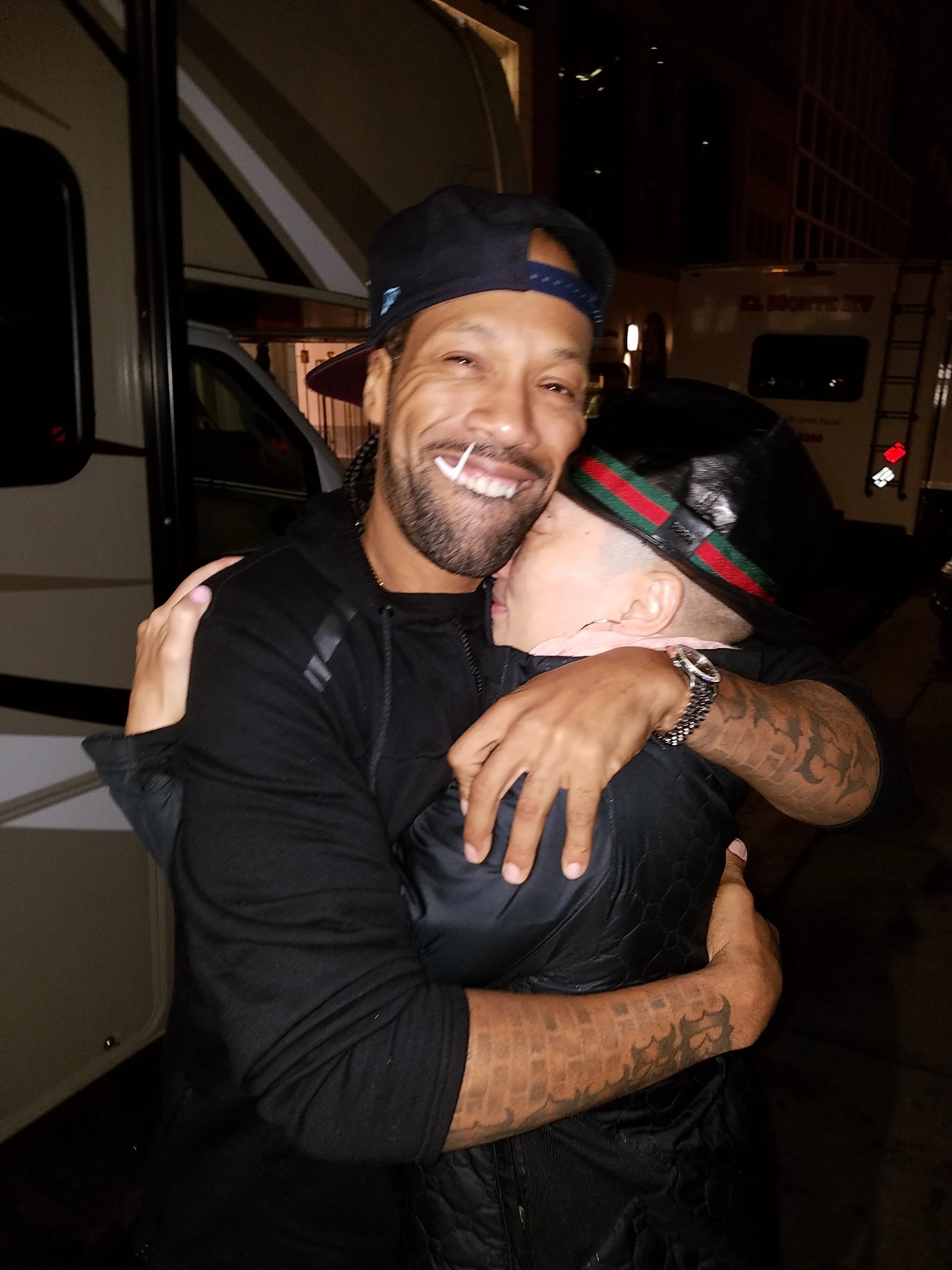Me and Reggie this past weekend at the Roots Picnic.
