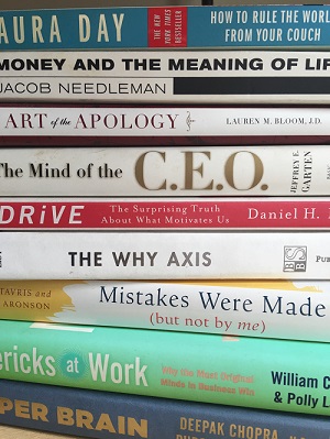 Tuni’s Book Pile...filled with daily, positive information