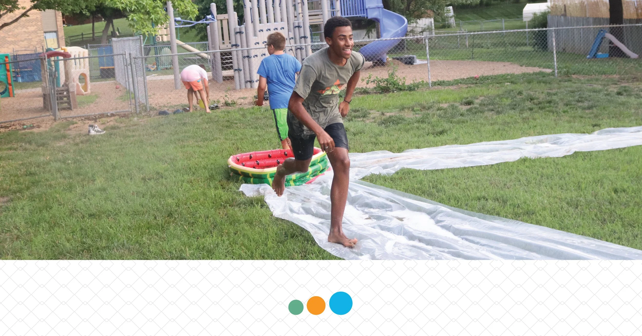 Student Slip 'N' Slide Kickball