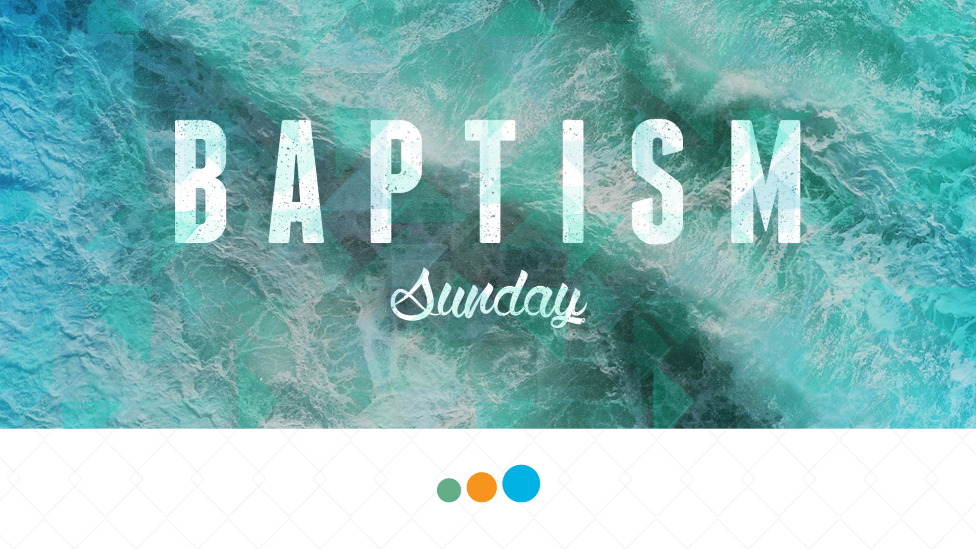Baptism Sunday 
