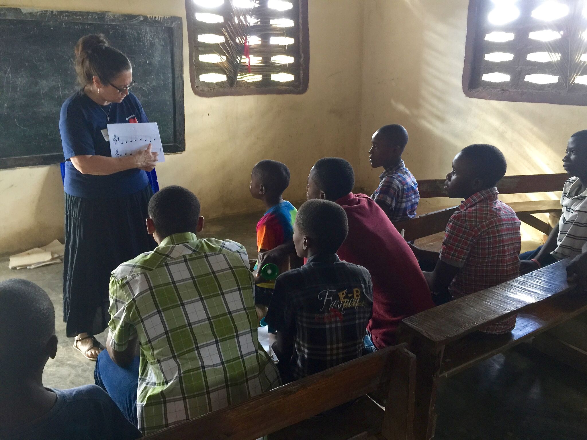 Carol Taubl, Director of Sound Affect, Provides Instruction in Haiti