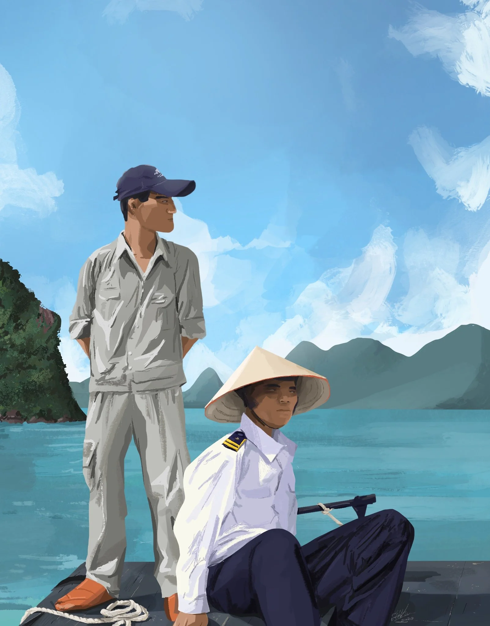 Halong Bay Paint Study.jpg