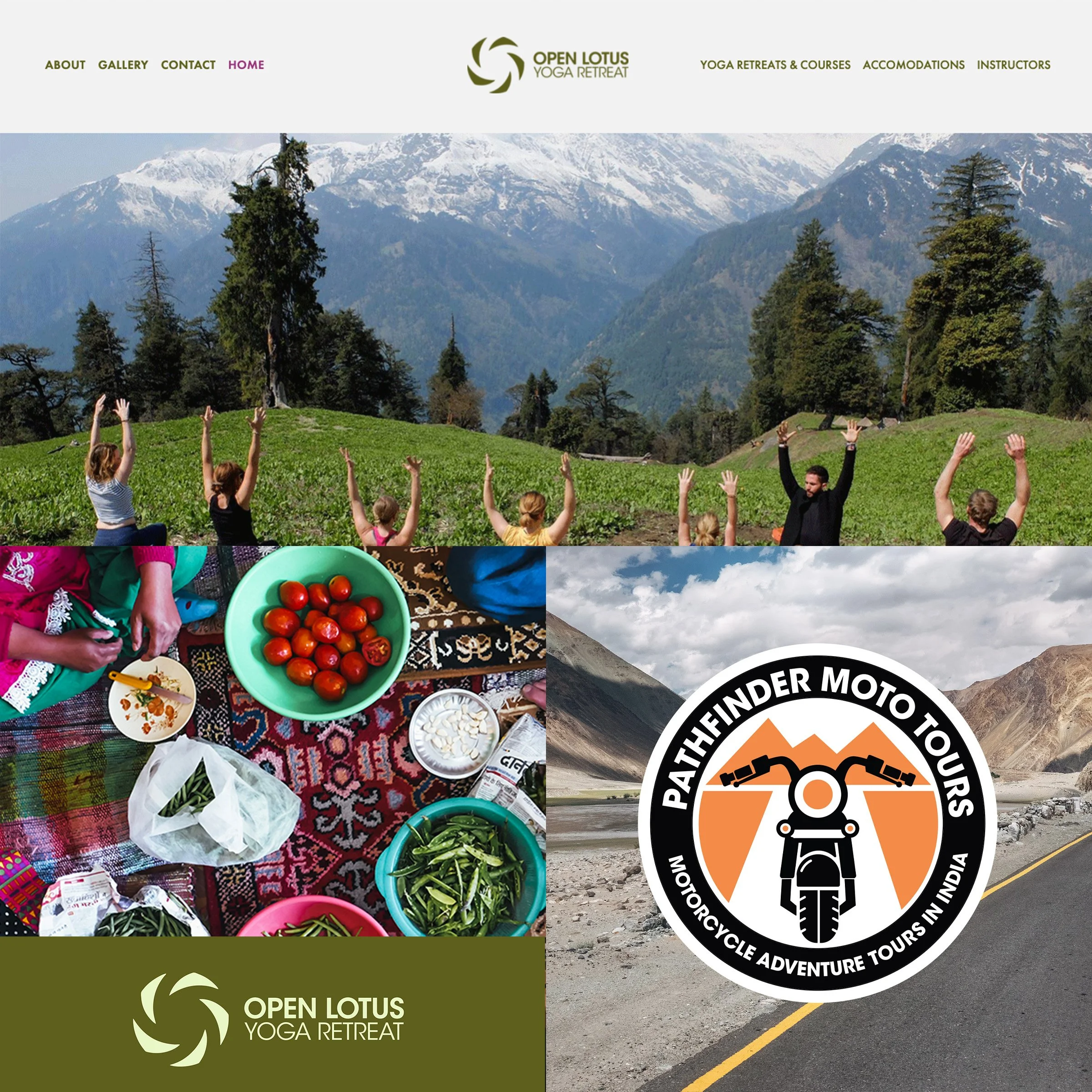 IN THE HIMALAYAS: OPEN LOTUS & PATHFINDER