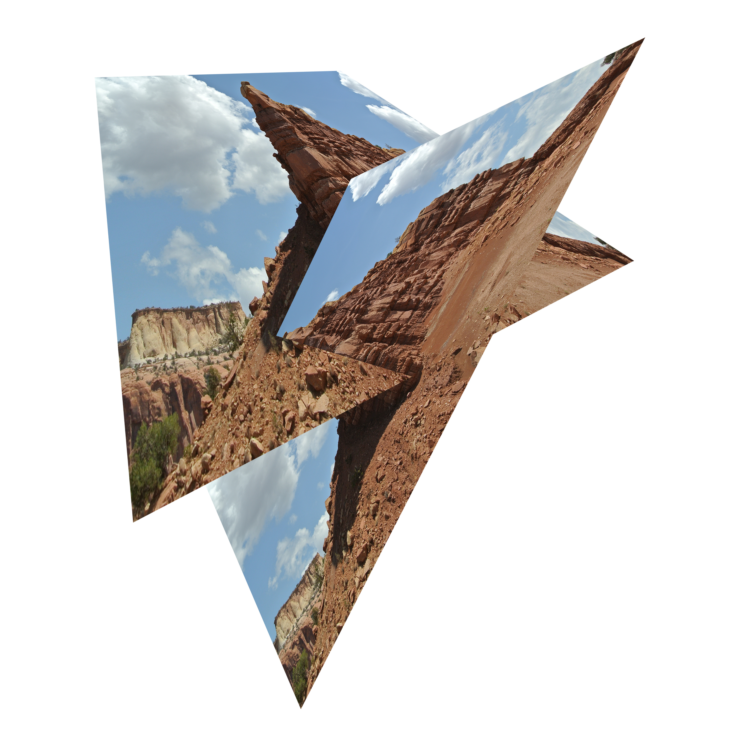 AB Digital C-Print Face Mounted to Shaped Plexiglas Edition of 2 23" x 28" approx. Copyright 2016