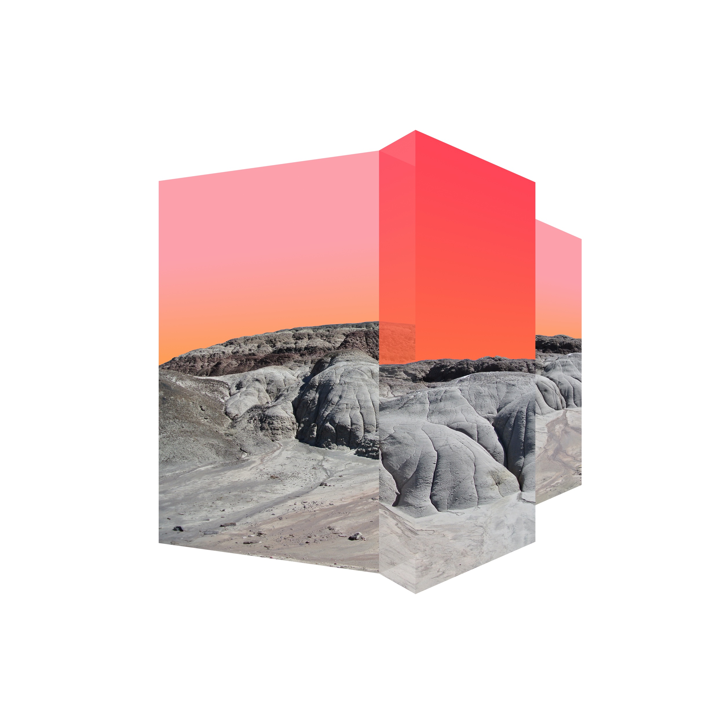  Altered Landscape #4  Digital C-Print Face Mounted to Shaped Acrylic  19” x 17.5” x 1”  Copyright 2019 