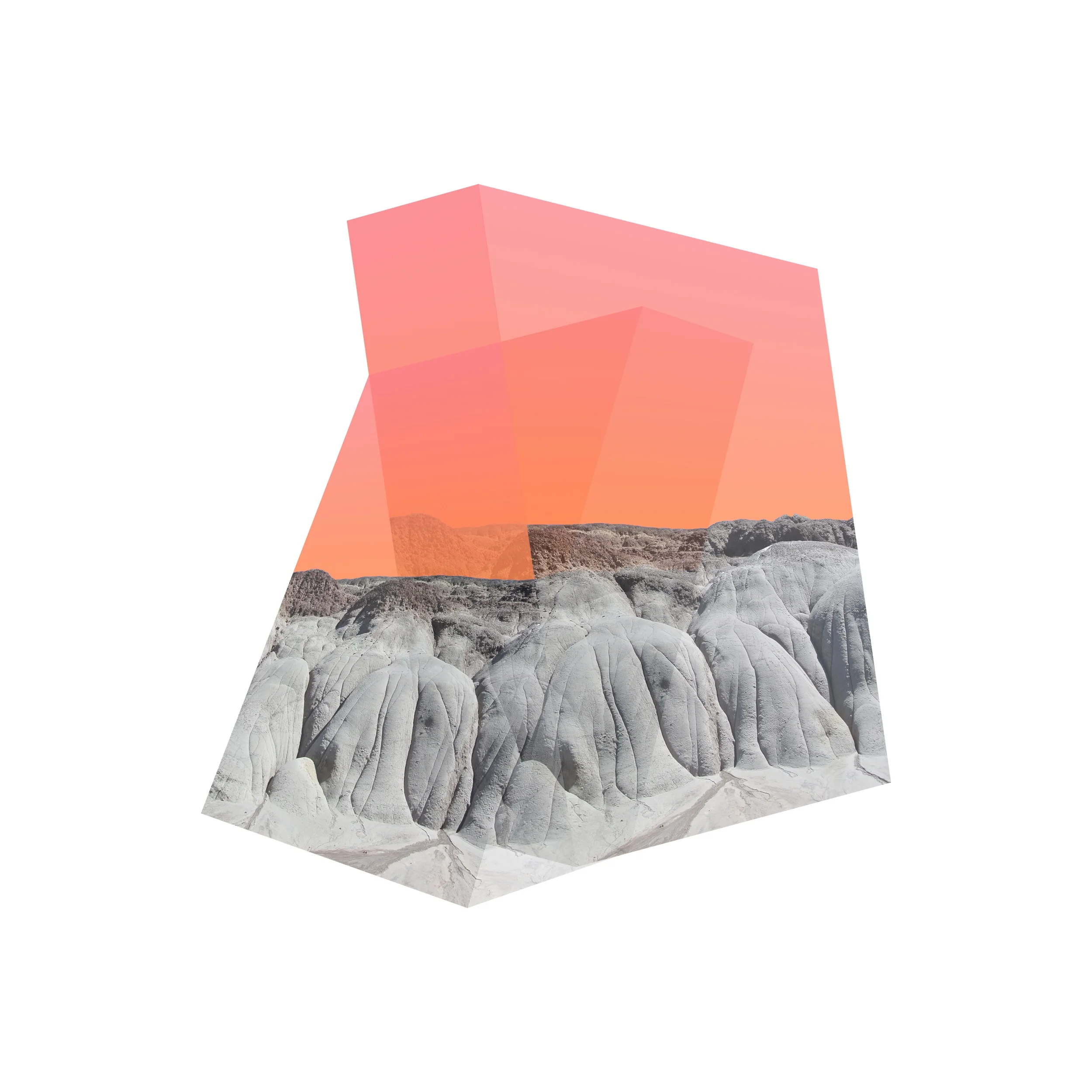  Altered Landscape #3  Digital C-Print Face Mounted to Shaped Acrylic  Edition of 3  20” x 18.5” x 1”  Copyright 2019 