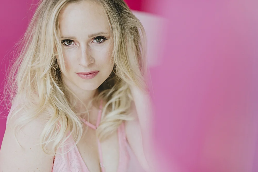Denver pink boudoir up close