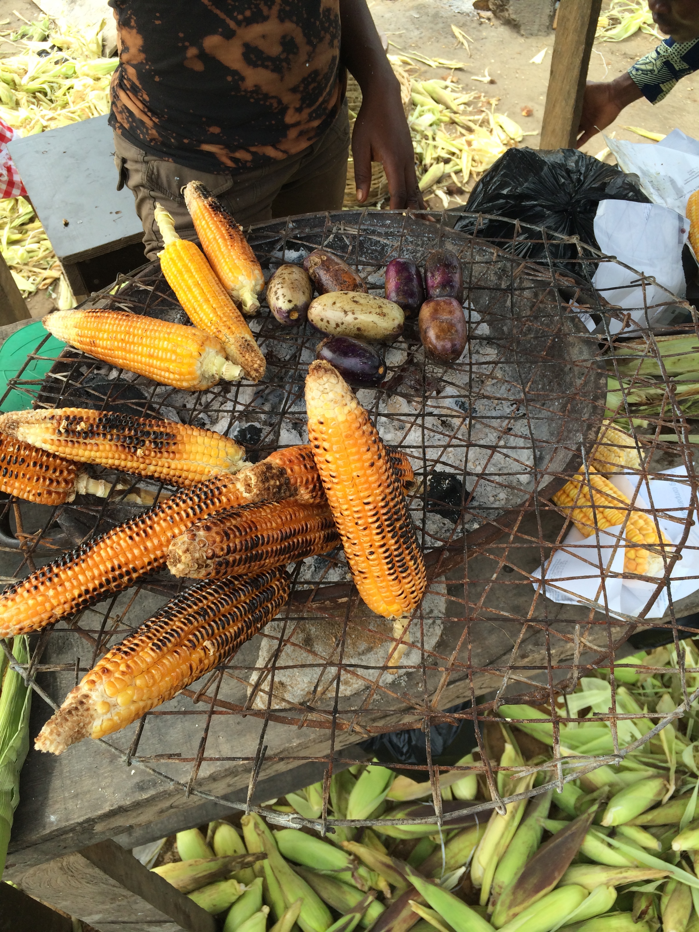 The best street food in Nigeria - Roasted Corn