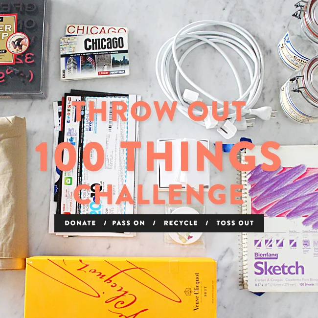 Declutter Your Home - The 100 Things Challenge