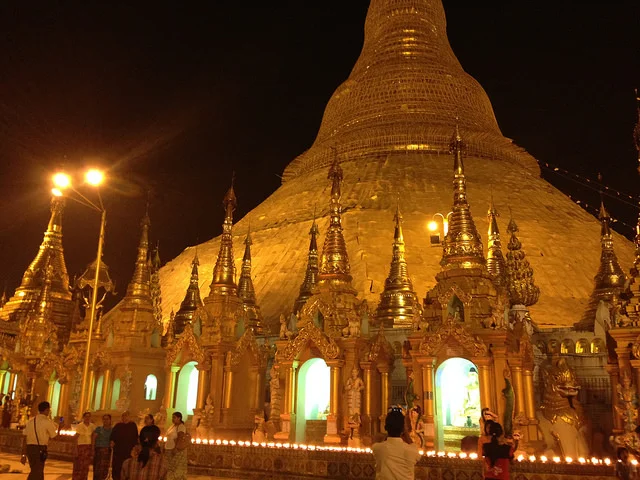 Night sky, Yangon 2014.