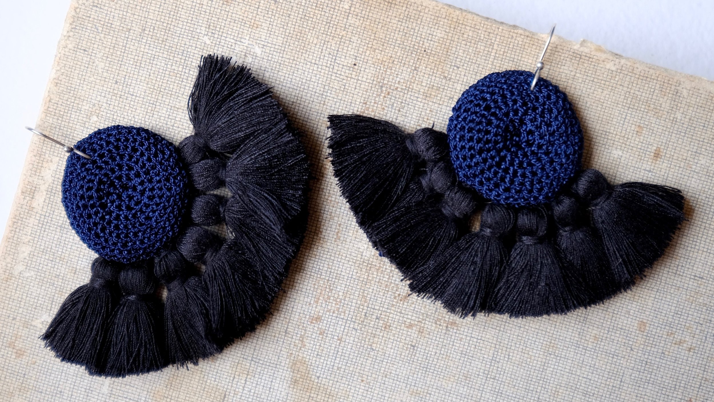 midnight blue & black