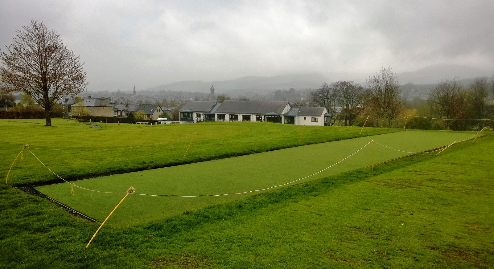 The new huxley all-weather surface is laid