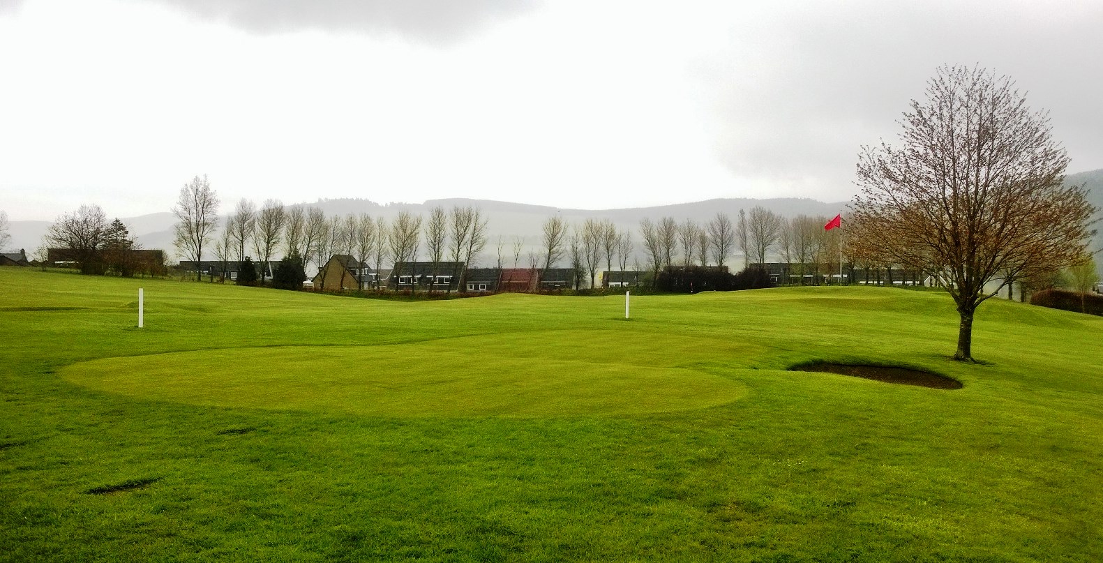 the new short game area on the practice ground