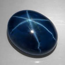 A beautiful star sapphire