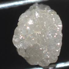 A beautiful white "rough" diamond
