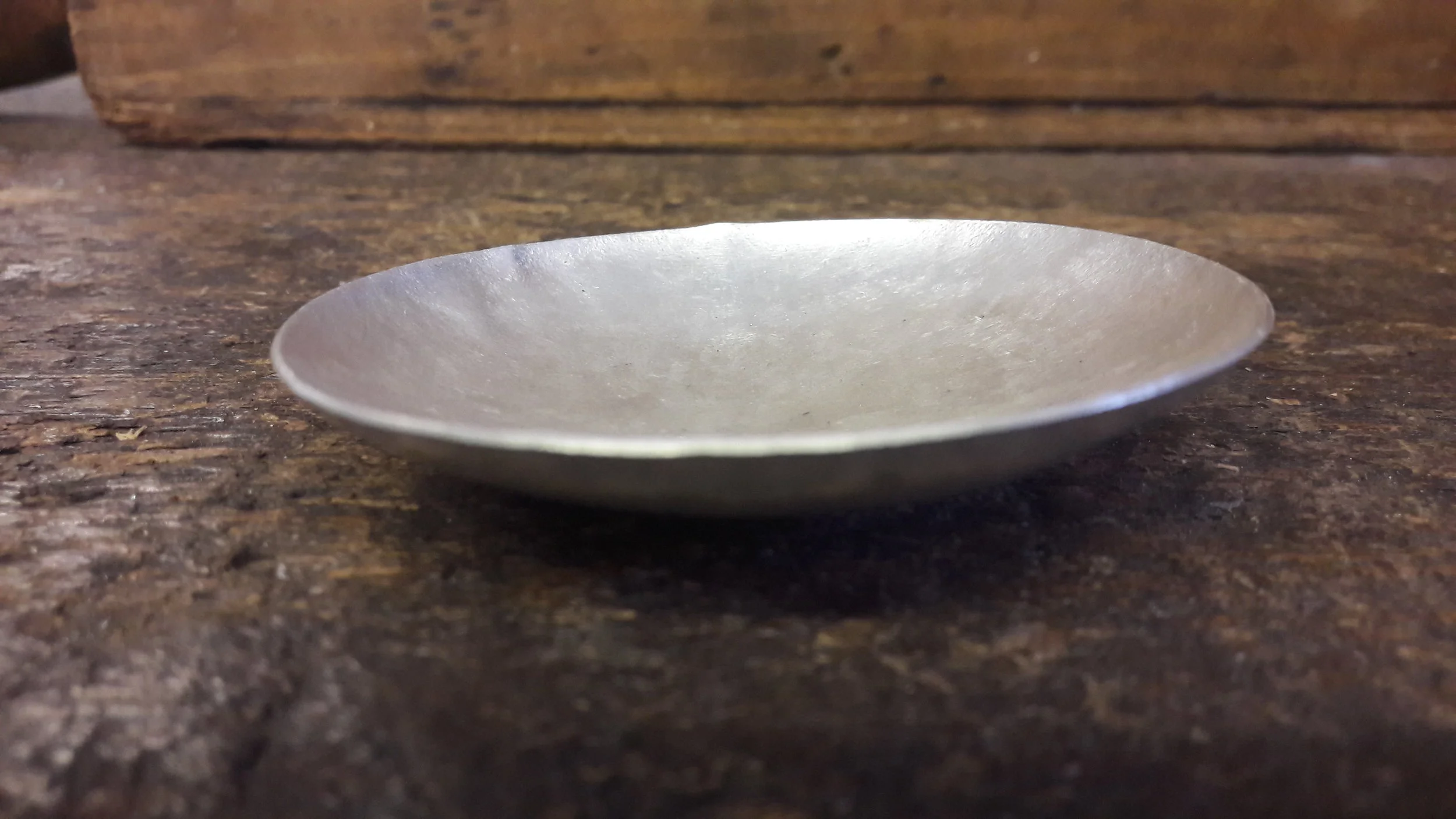 Here we are shallow dish shape......