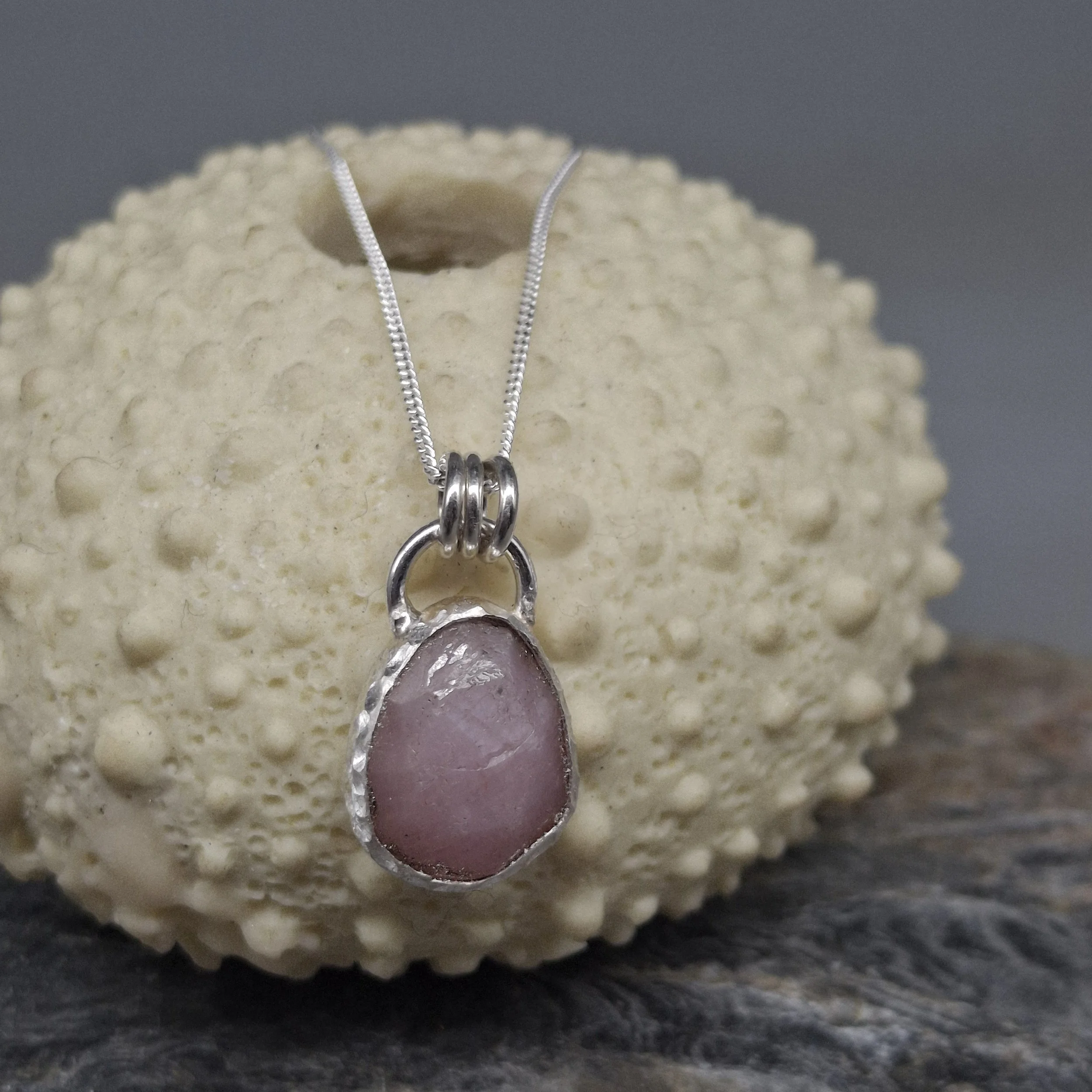 Pink Sapphire Rock Pool Mini Pendant