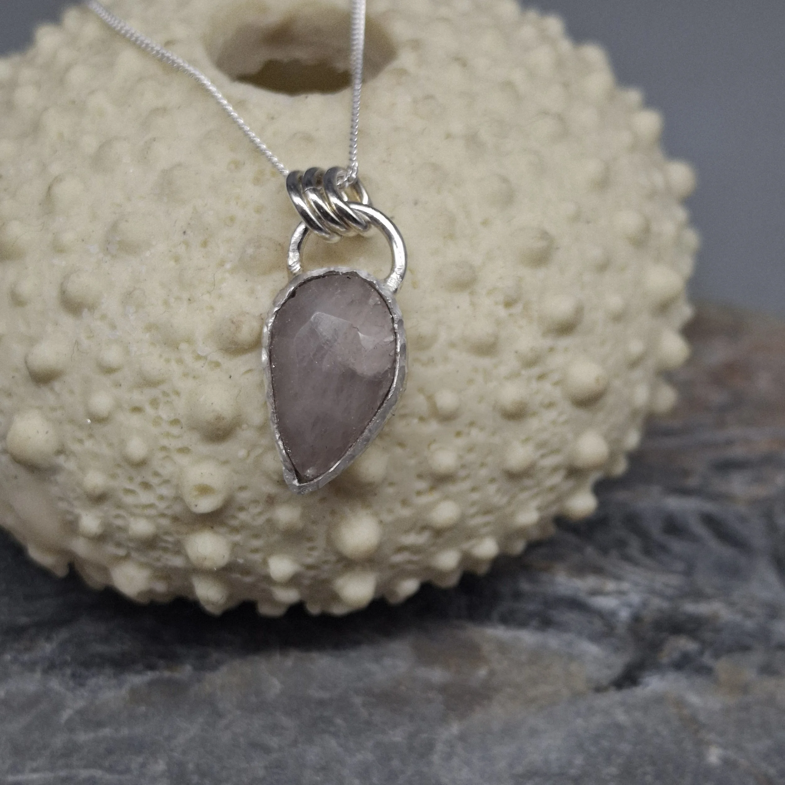 Grey Sapphire Rock Pool Mini Pendant