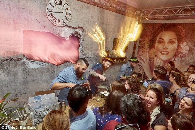Bacardi - 24 Hour Bar Build - 2015