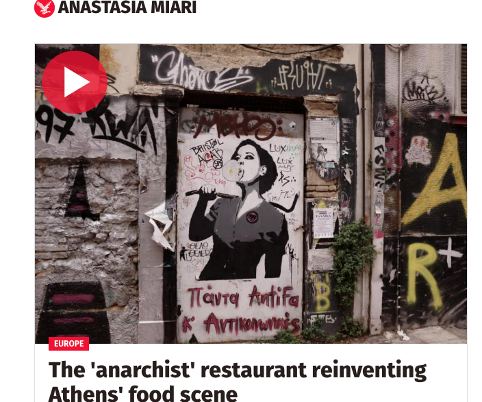 The Independent, The restaurant re-inventing Athens' food scene.