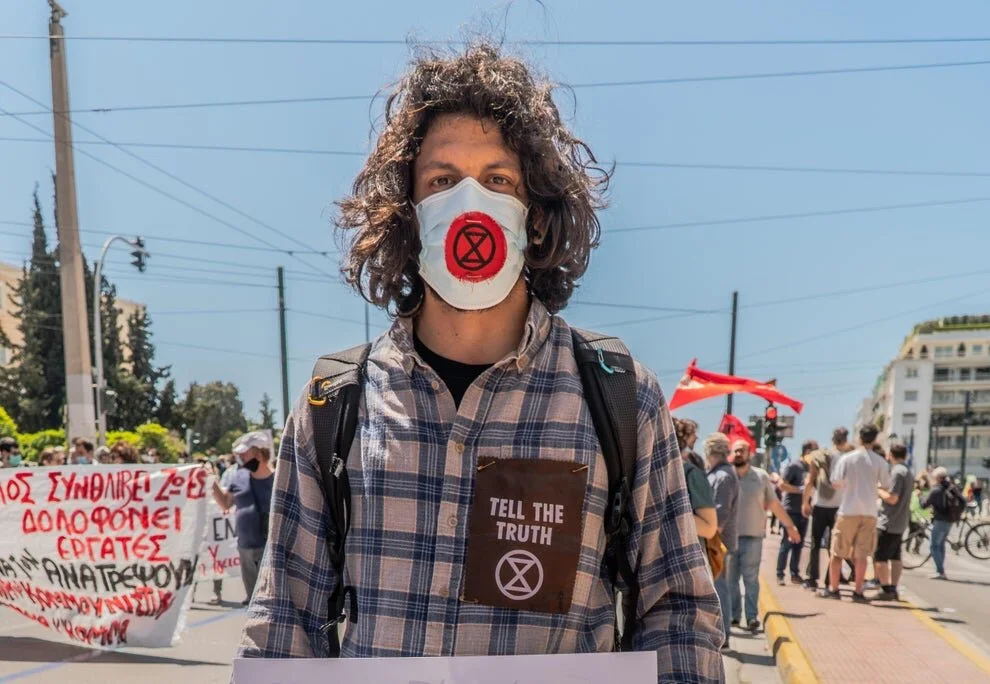 The Independent, Greek protesters accuse government of using coronavirus as cover to pass anti-environmental law