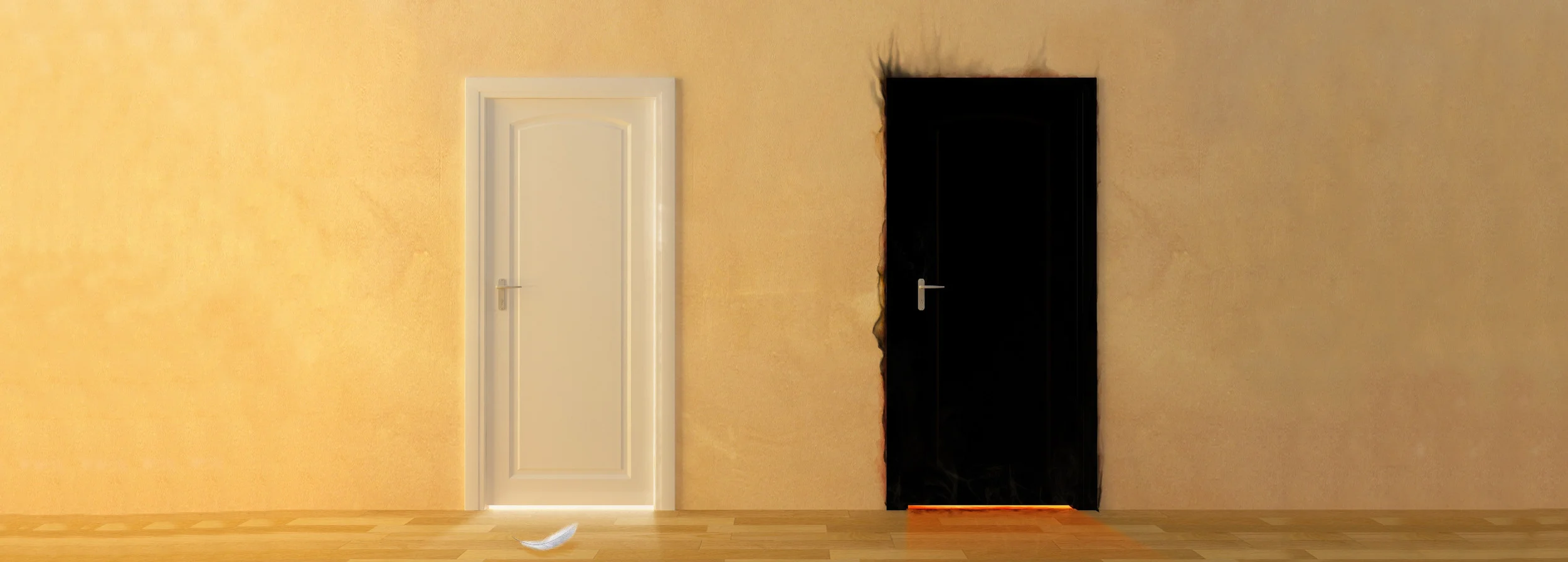 Gibt es einen Himmel und eine Hölle? — Janash - Werde Mensch, image size:2500x896