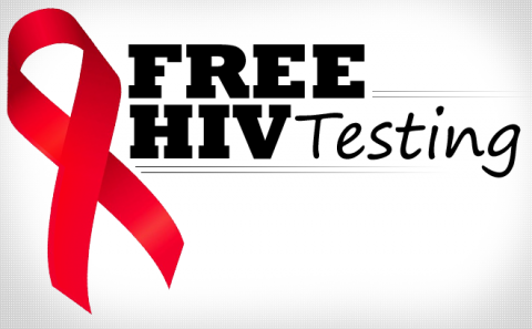 Two lines is an HIV positive result; one line is a negative test result.