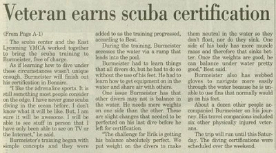 Wounded Warrior program continued. Click here for larger image