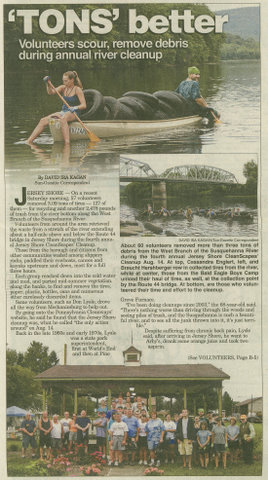 This was our first cleanup in Jersey Shore Click here for larger image