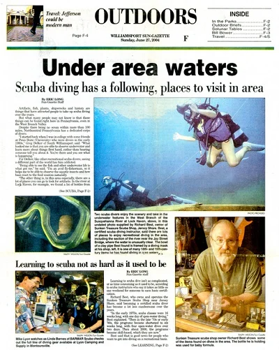 2004 Sun Gazette article about this area. Click here to view larger image