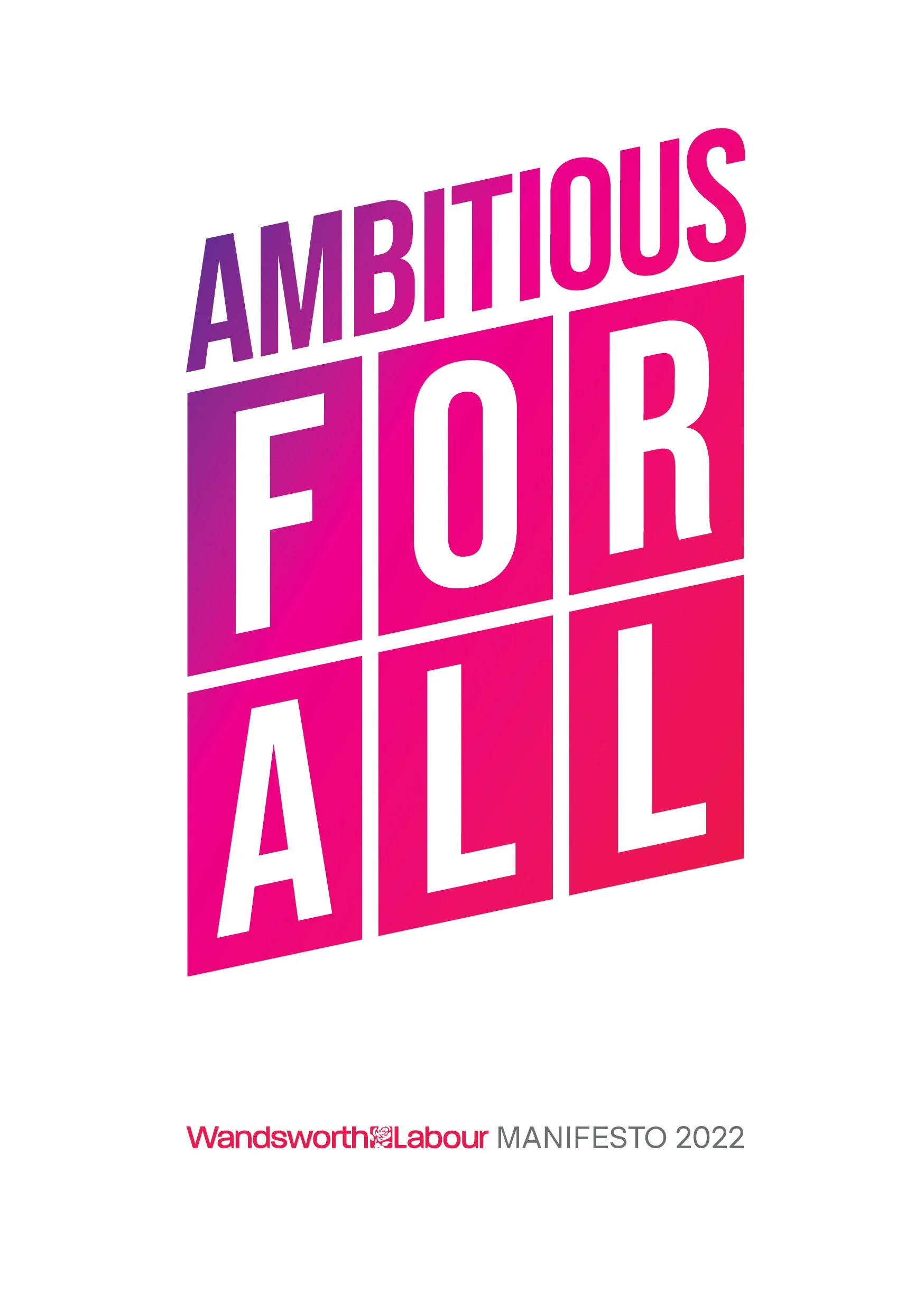 Wandsworth Labour Manifesto cover