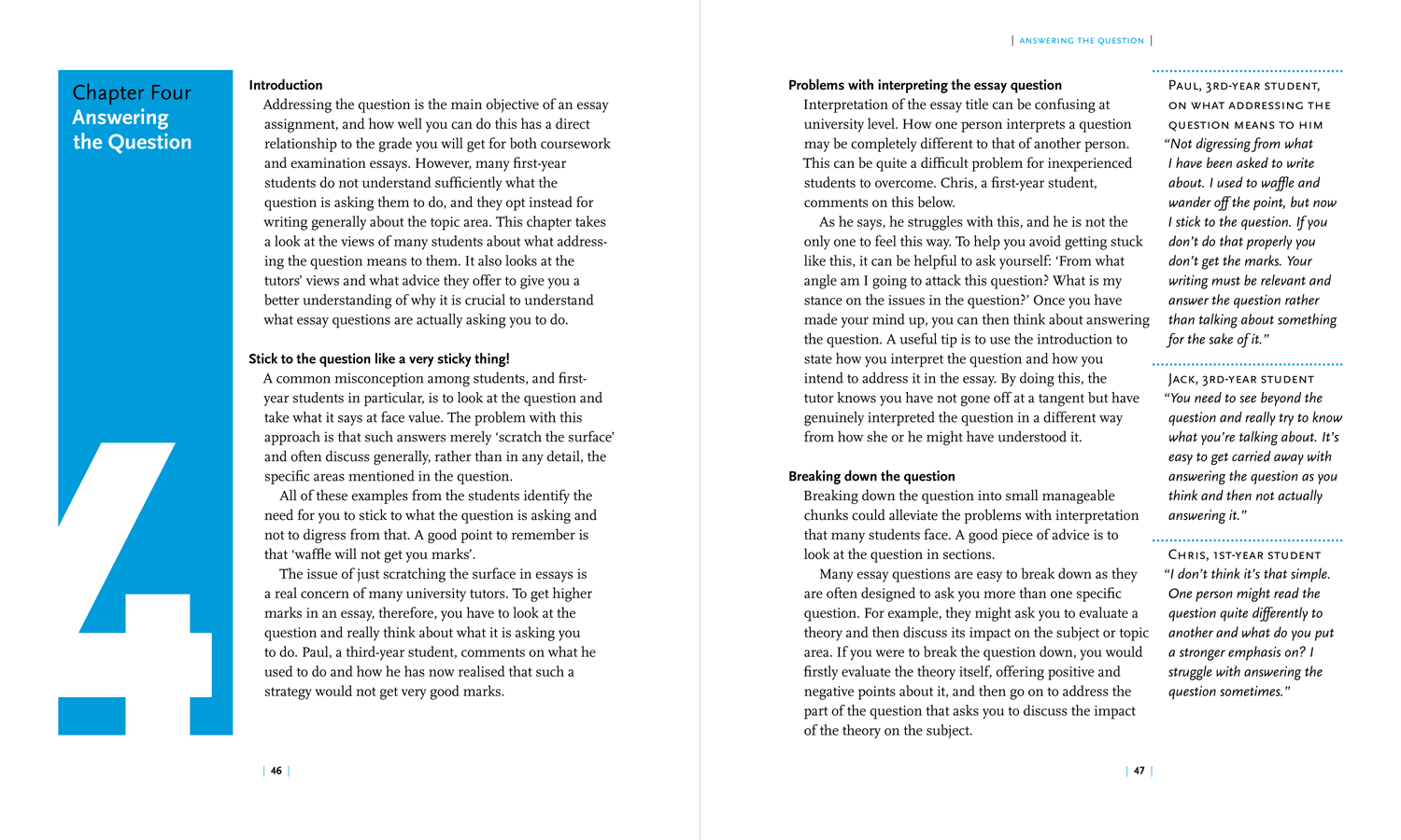 Writing Essays: Chapter 4