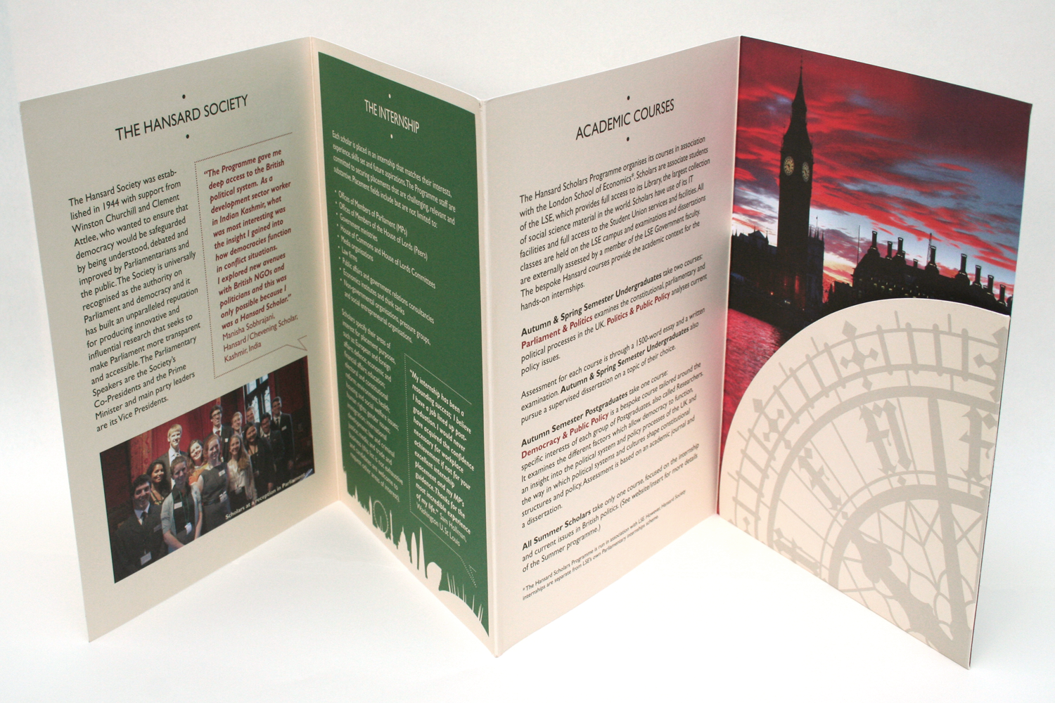 Hansard Scholars Programme: interior