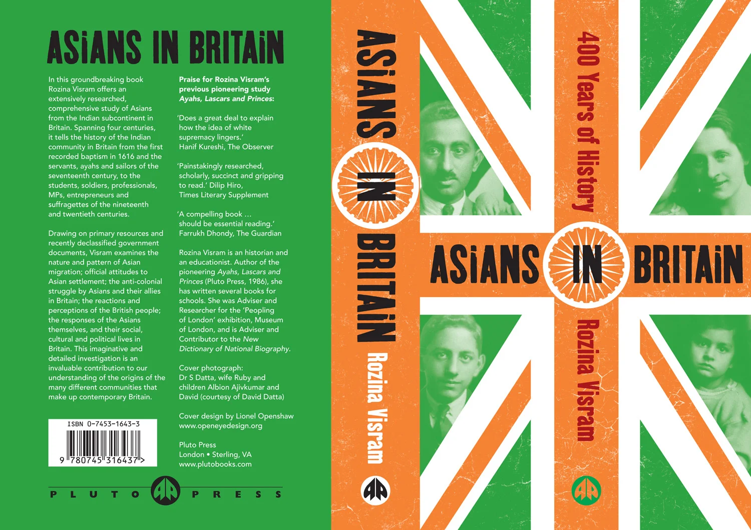 Asians in Britain front & reverse cover
