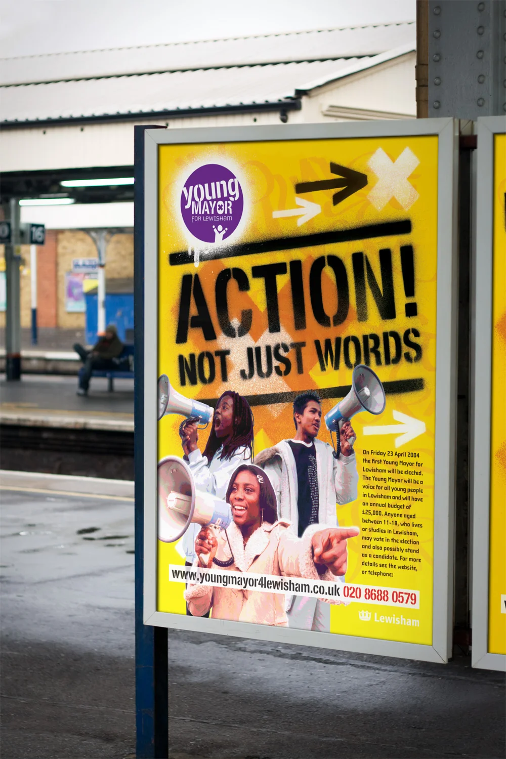 Young Mayor station poster