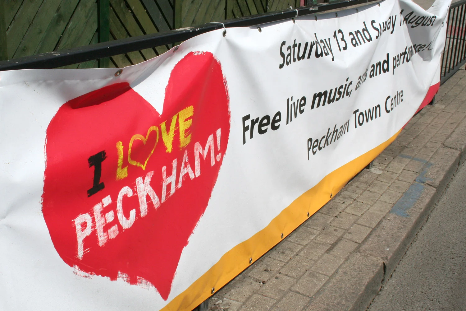 I Love Peckham banner 2