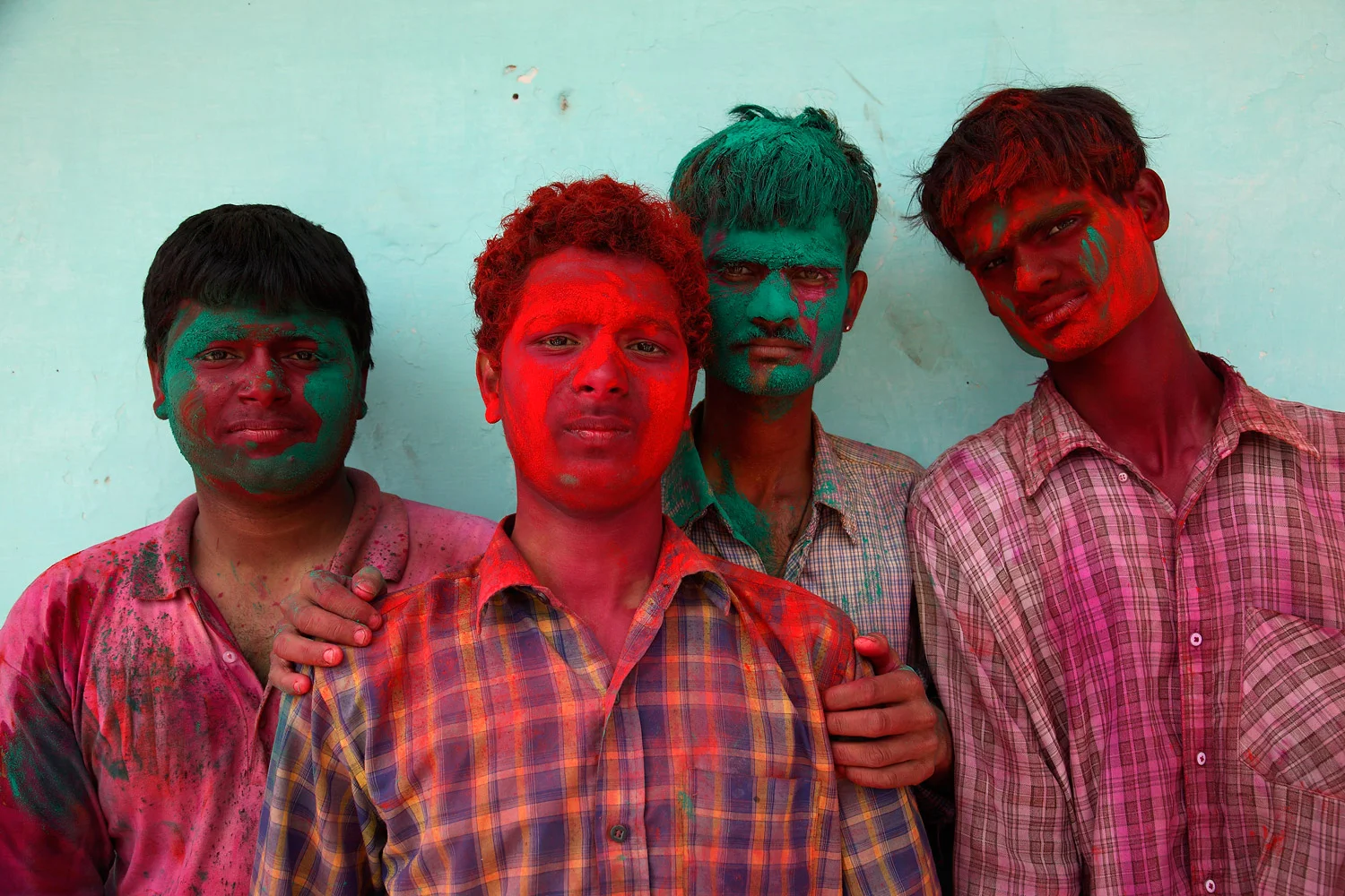 Boys with Holi Colours, Rupert Sagar-Musgrave