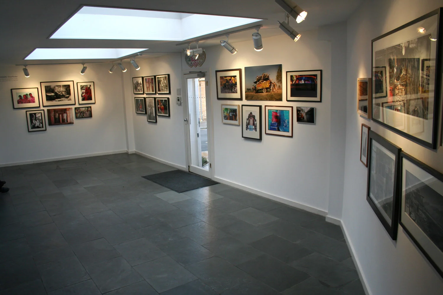 Installation view of the show