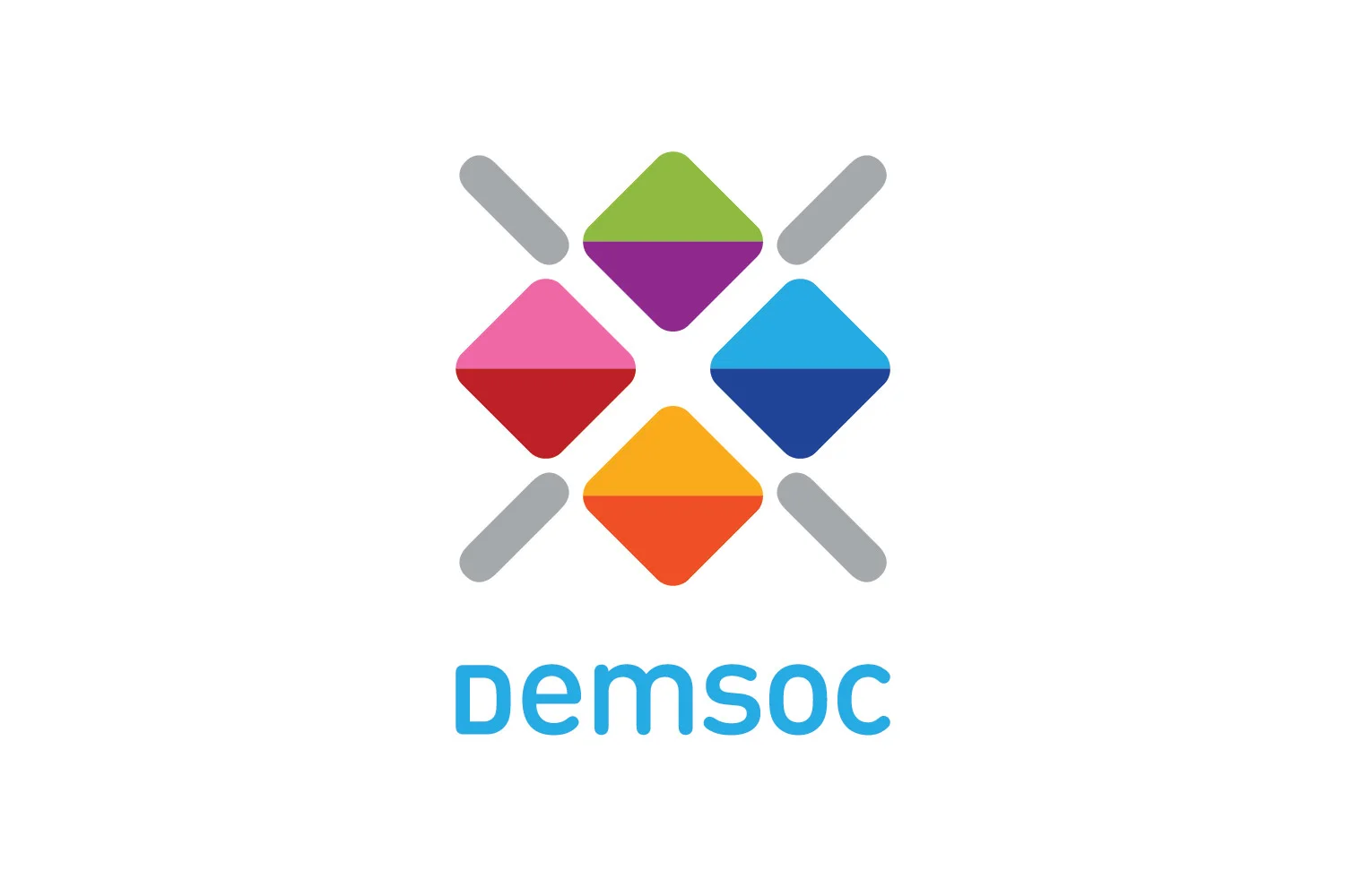 Demsoc logo vertical