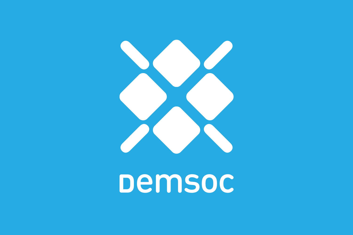 Demsoc logo 1-colour