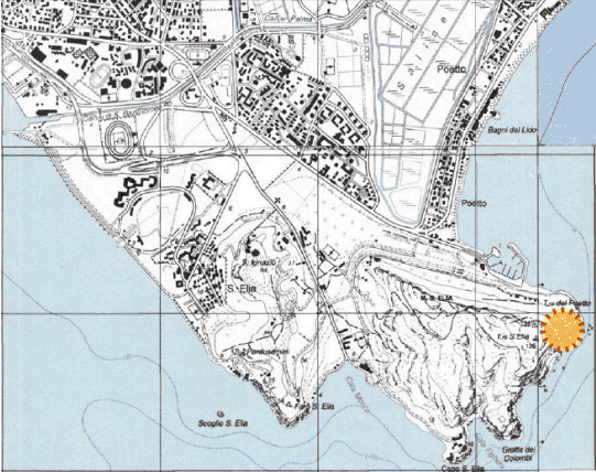 Stralcio cartografico in scala 1:25.000 (estratto dal progetto preliminare)