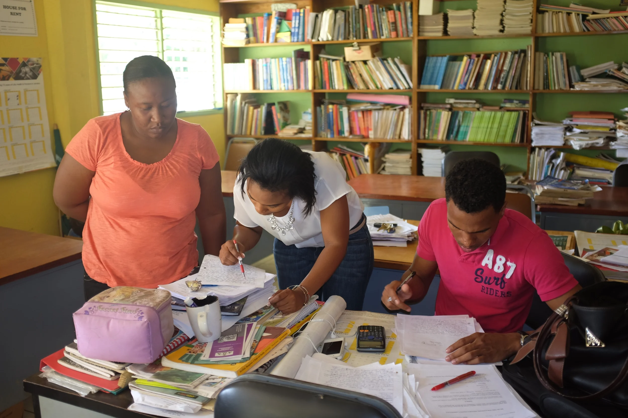 Teachers pic marking.JPG