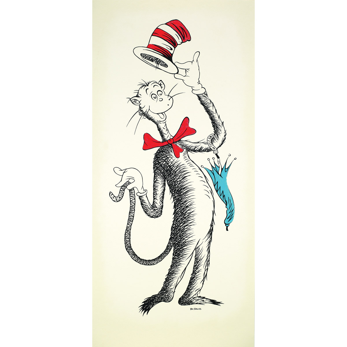 Ted's Cat - The Cat in the Hat 50th Anniversary Print