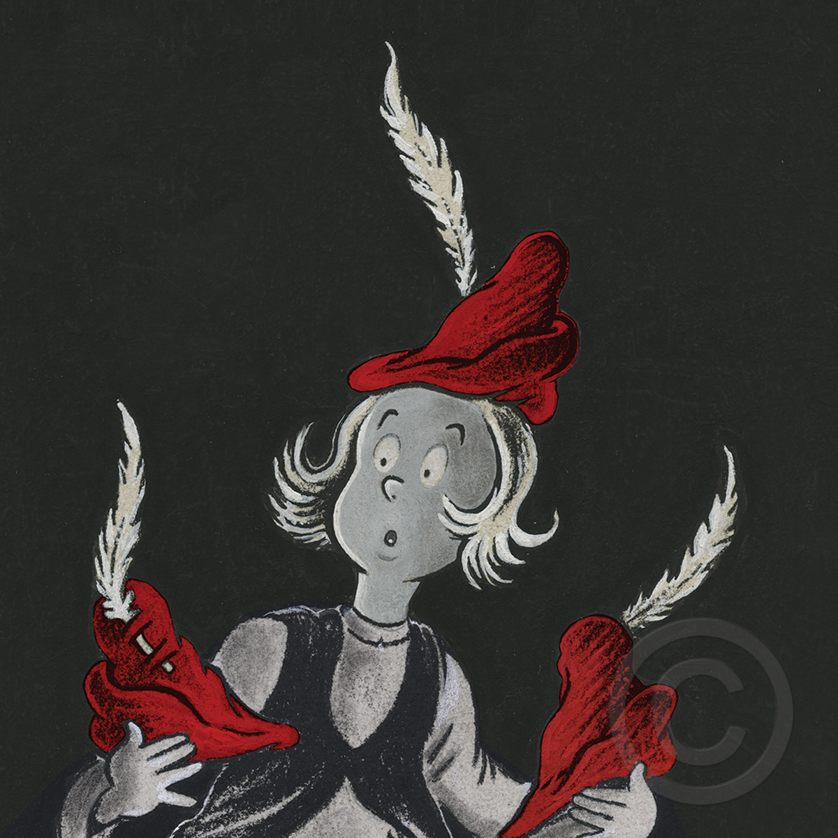 The 500 Hats of Bartholomew Cubbins - 75th Anniversary Print — The Art