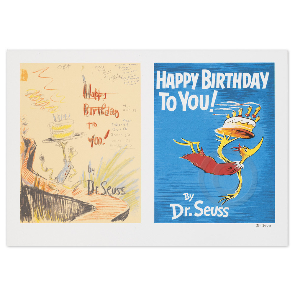 Happy Birthday To You! - Diptych and Single — The Art of Dr. Seuss  Collection, Published by Chaseart Companies