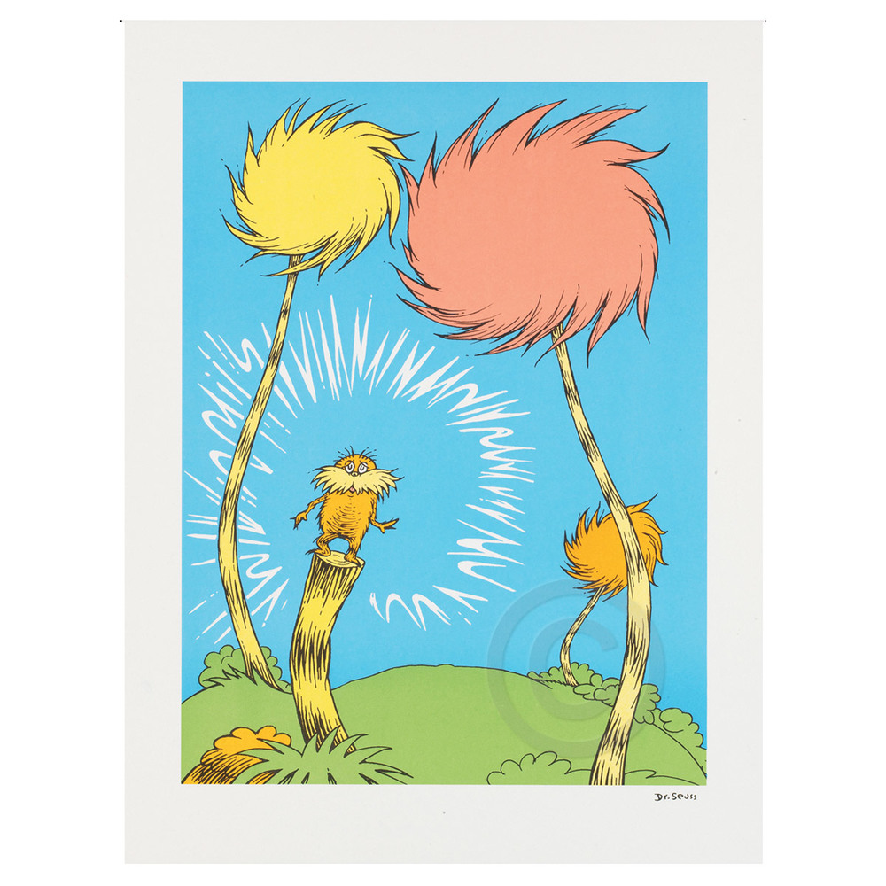 The Lorax - Book Cover — The Art Of Dr. Seuss Collection, Published By  Chaseart Companies
