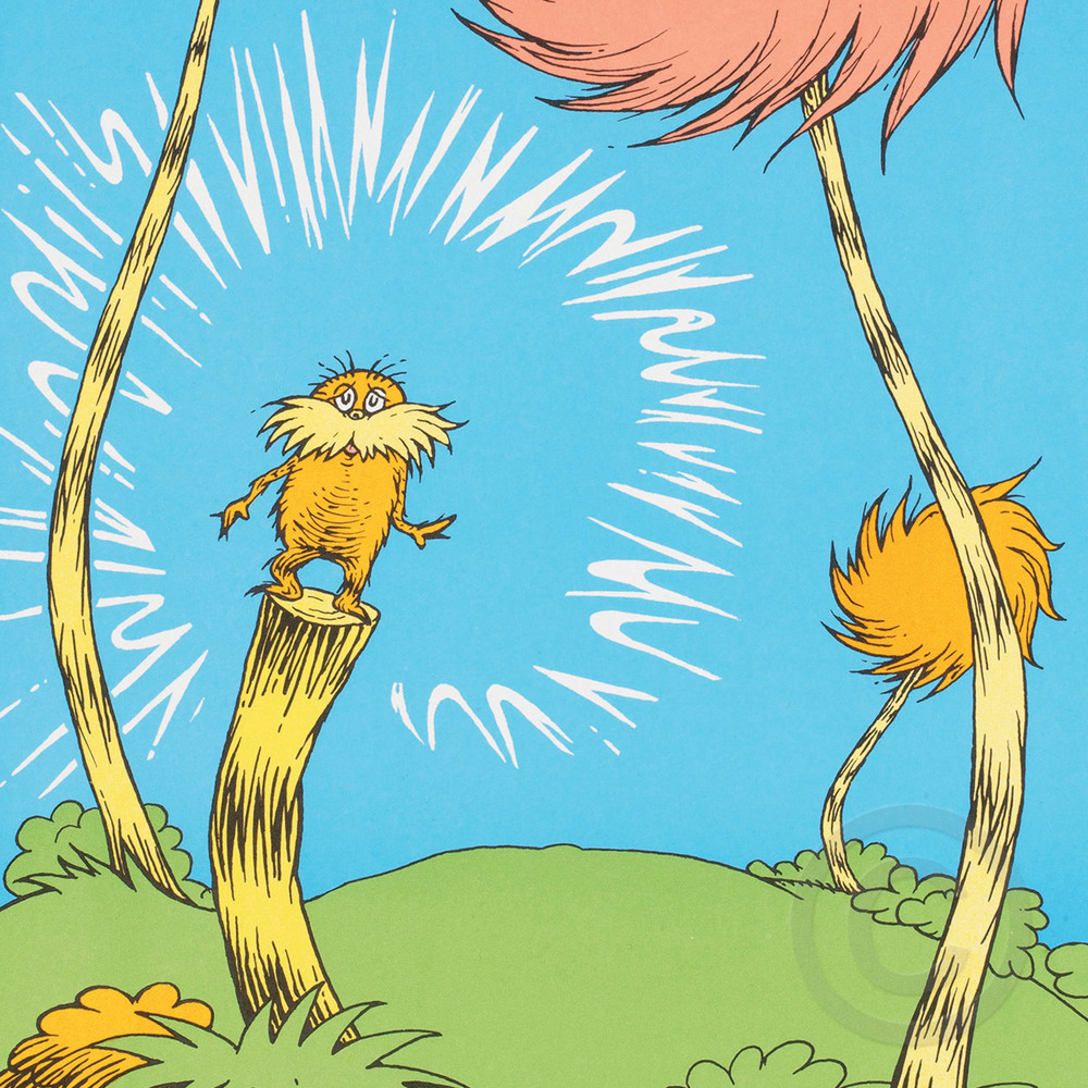 The Lorax - Book Cover — The Art Of Dr. Seuss Collection, Published By  Chaseart Companies